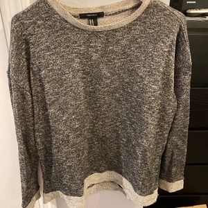 Forever 21 size medium grey sweater with light grey on seams